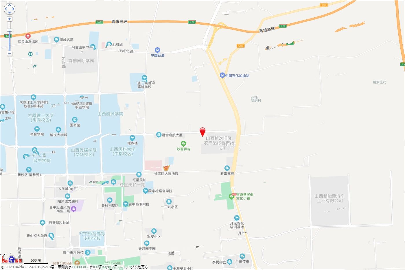 汇隆上林国际位置交通图
