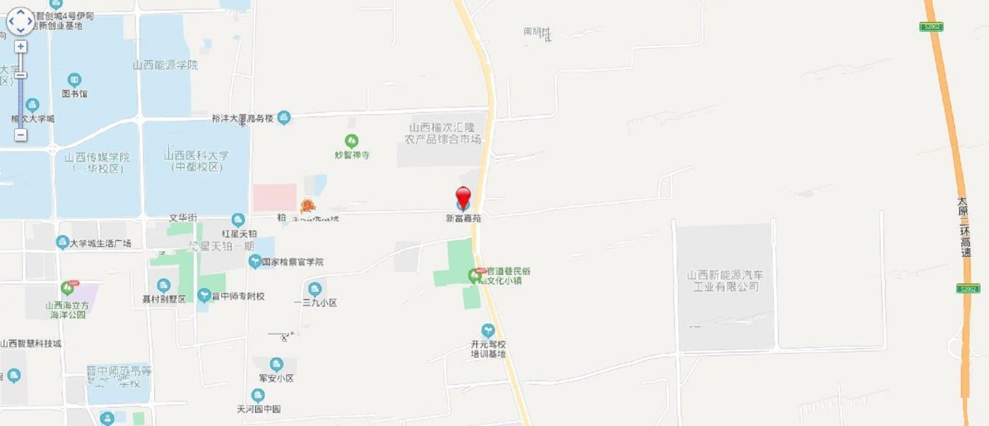 新富嘉苑二期位置交通图