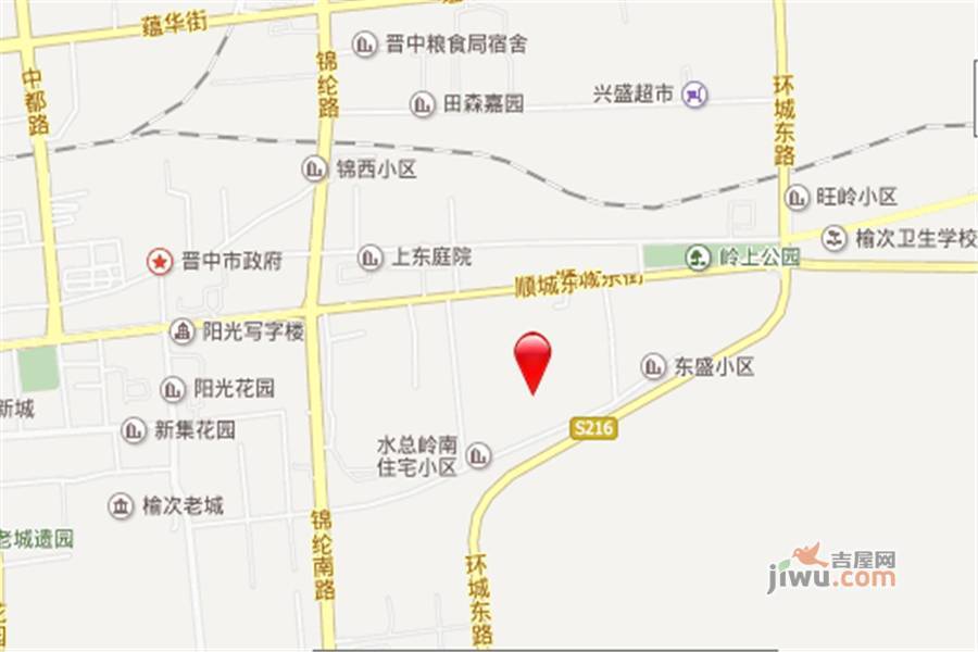 东昌丽景位置交通图图片