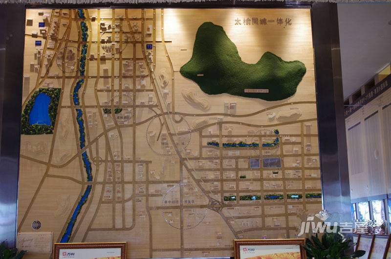 晋中万科·朗润园沙盘图图片