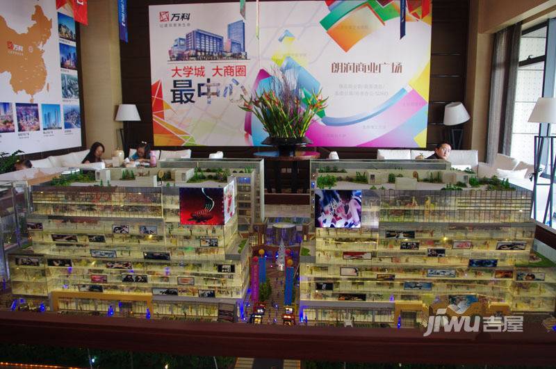 晋中万科·朗润园沙盘图图片