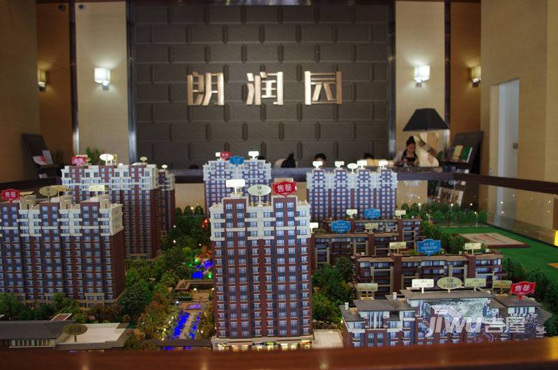 晋中万科·朗润园沙盘图图片