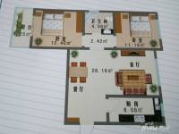 鑫欣佳园2室2厅1卫99.8㎡户型图