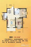 立昌·青草园2室1厅1卫100㎡户型图